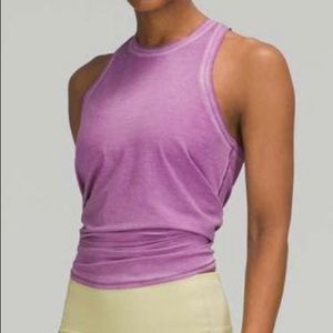 LULULEMON “All Tied Up Tank *Fade (Purple)